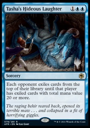 Tasha's Hideous Laughter (Promo Pack) [Dungeons & Dragons: Adventures in the Forgotten Realms Promos] [Foil]