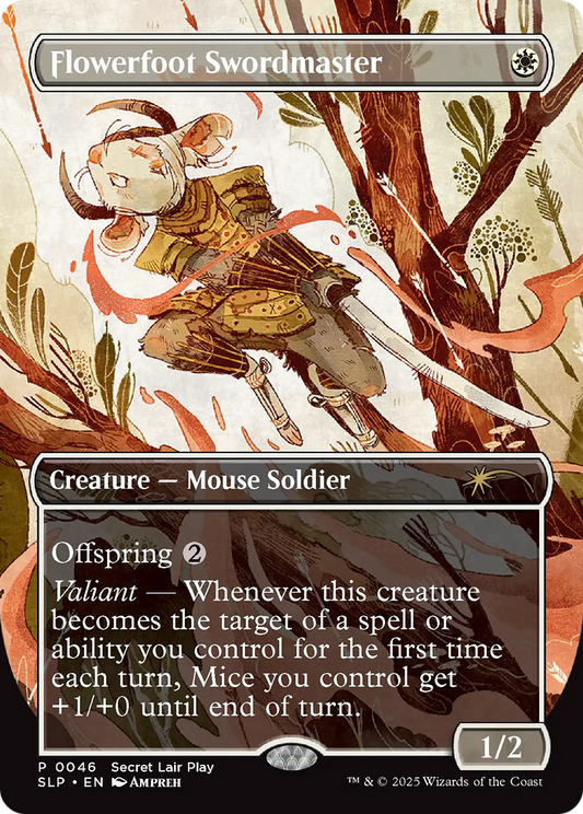 Flowerfoot Swordmaster [Secret Lair Showdown] [Foil]