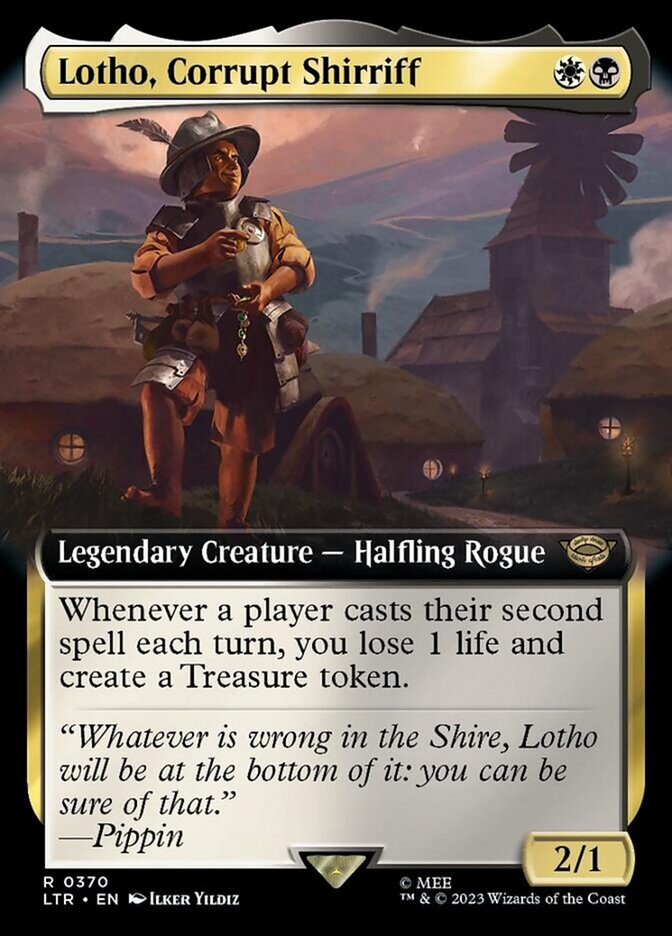 Lotho, Corrupt Shirriff (Extended Art) [The Lord of the Rings: Tales of Middle-Earth] [Foil]