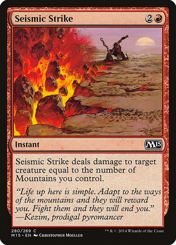 Seismic Strike [Core Set 2015] [Foil]