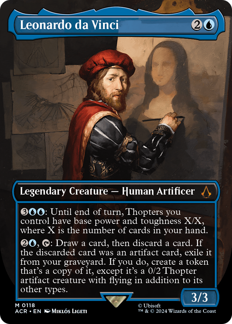 Leonardo da Vinci (Borderless) [Assassin's Creed] [Foil]