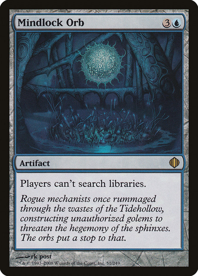 Mindlock Orb [Shards of Alara] [Foil]