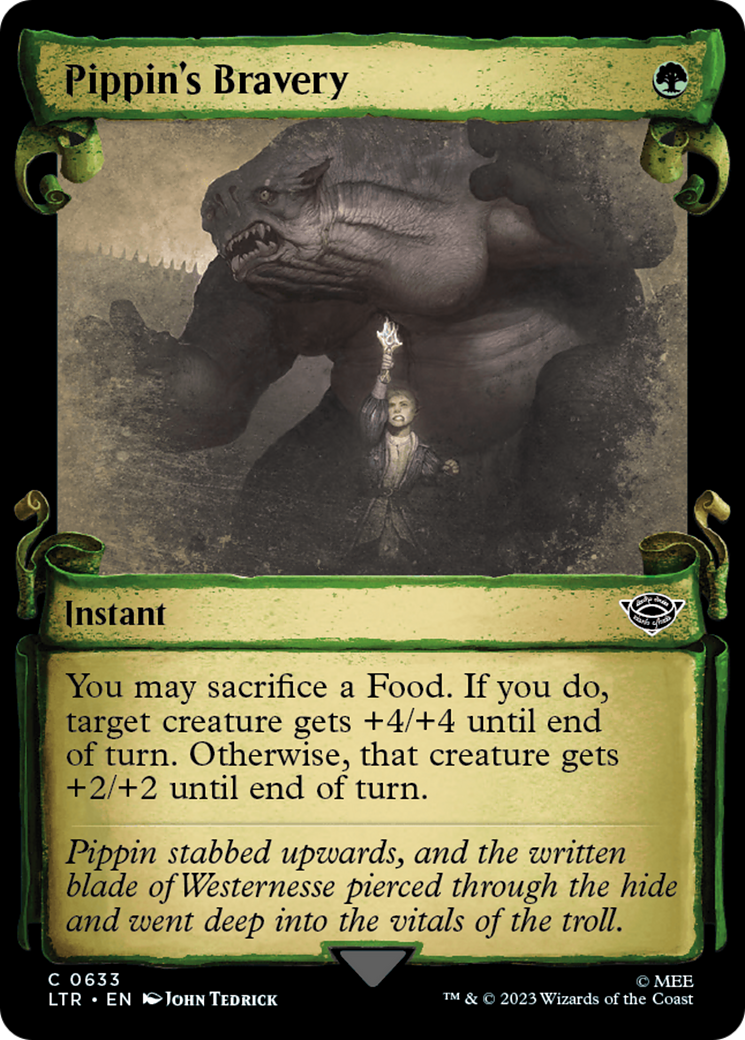 Pippin's Bravery [The Lord of the Rings: Tales of Middle-Earth Showcase Scrolls] [Foil]