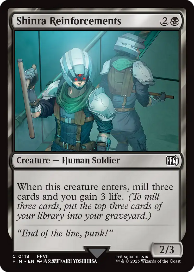 Shinra Reinforcements [FINAL FANTASY] [Foil]