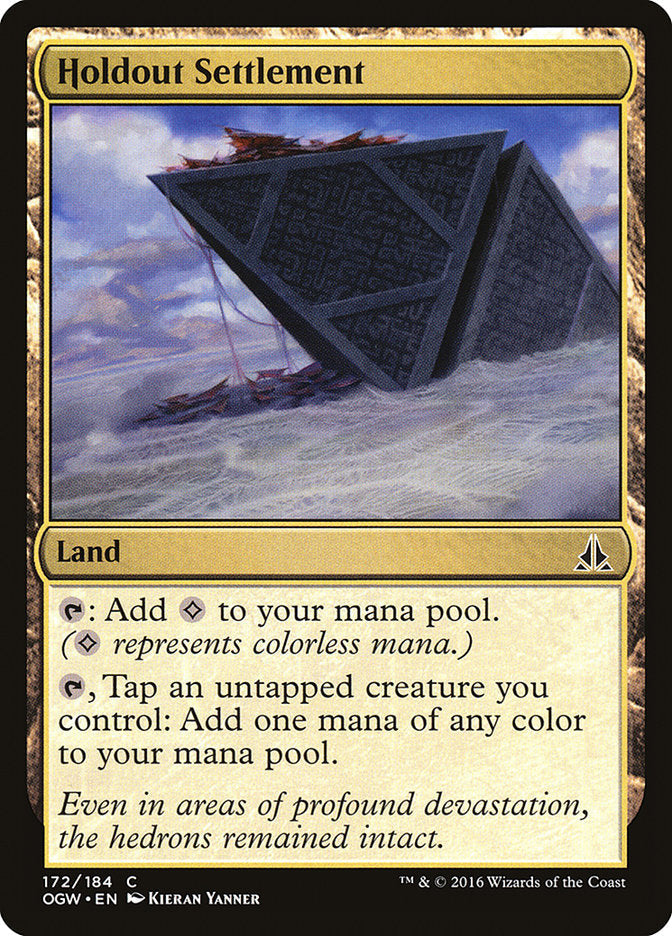 Holdout Settlement [Oath of the Gatewatch] [Foil]
