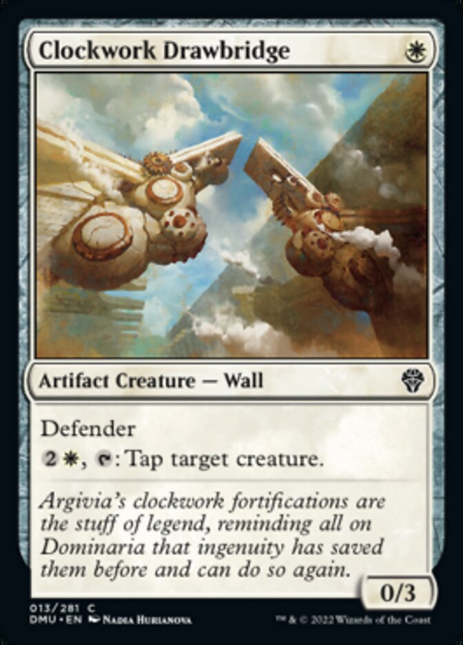 Clockwork Drawbridge [Dominaria United] [Foil]