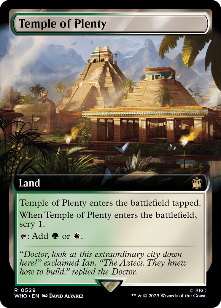 Temple of Plenty (Extended Art) [Doctor Who] [Foil]