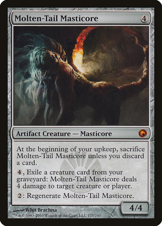 Molten-Tail Masticore [Scars of Mirrodin] [Foil]