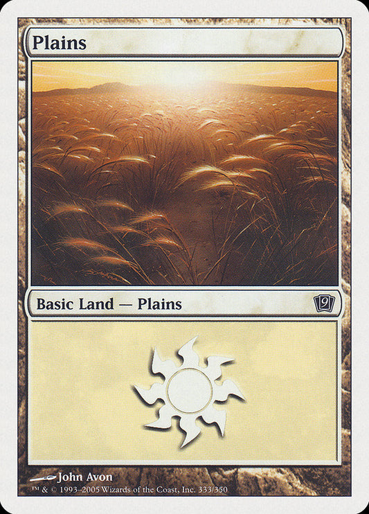 Plains (333) [Ninth Edition] [Foil]