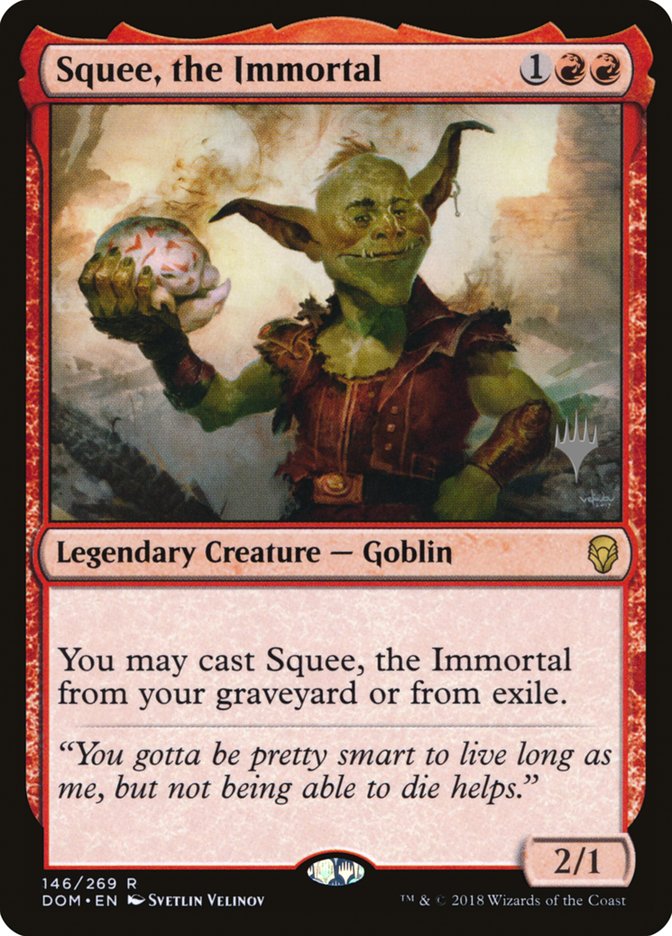 Squee, the Immortal (Promo Pack) [Dominaria Promos] [Foil]