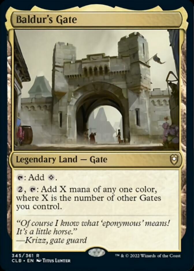 Baldur's Gate [Commander Legends: Battle for Baldur's Gate] [Foil]