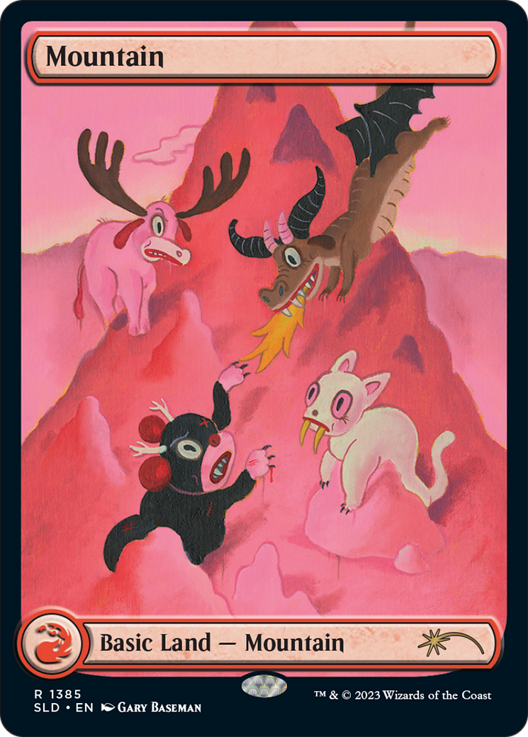 Mountain (1385) [Secret Lair Drop Series] [Foil]