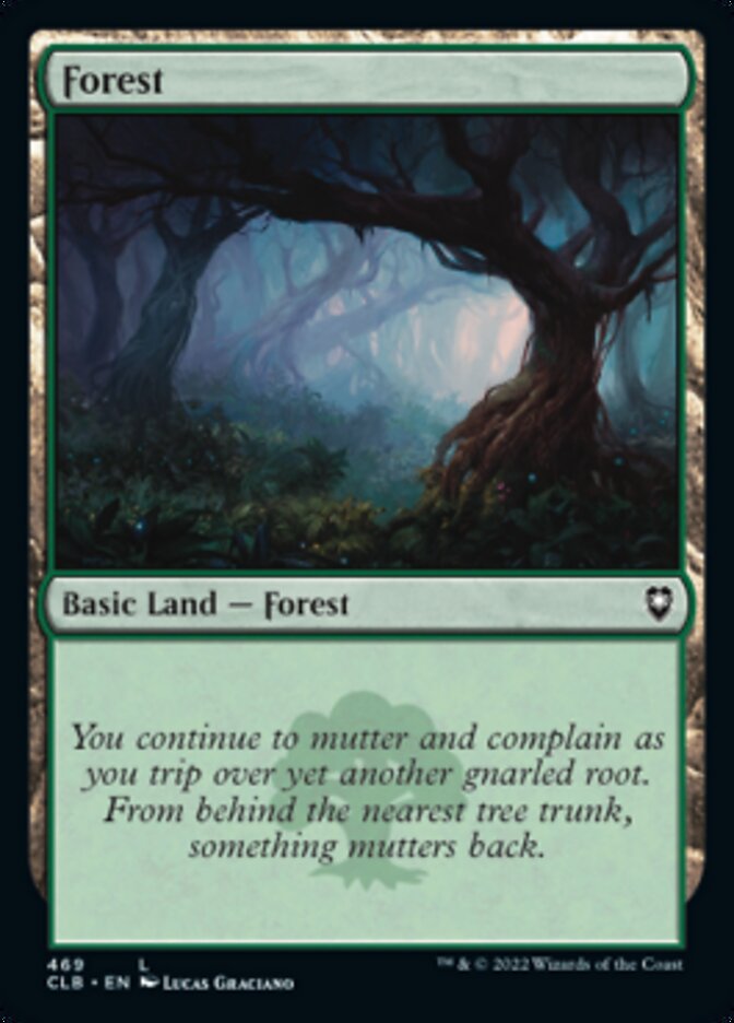 Forest (469) [Commander Legends: Battle for Baldur's Gate] [Foil]