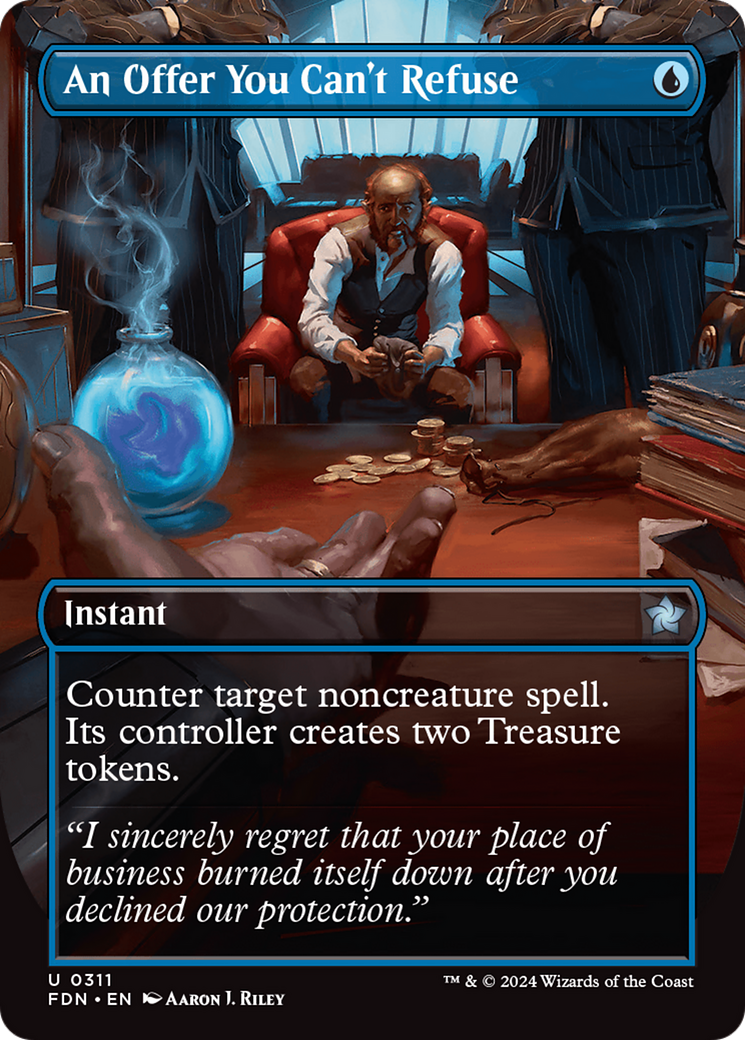 An Offer You Can't Refuse (Borderless) [Foundations] [Foil]