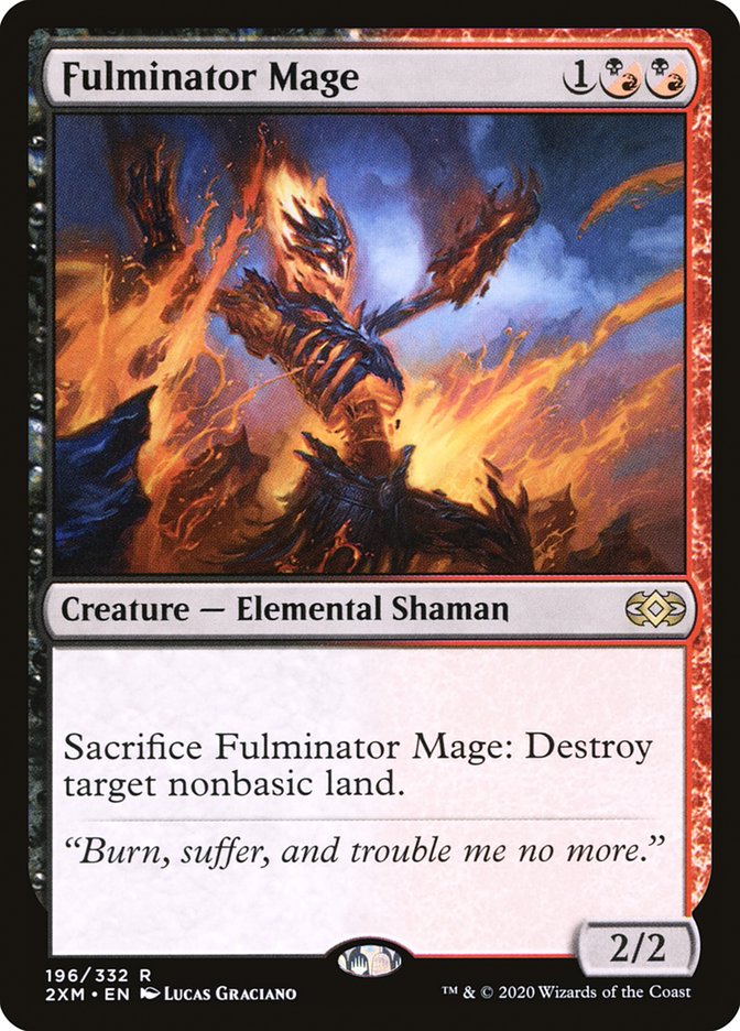 Fulminator Mage [Double Masters] [Foil]