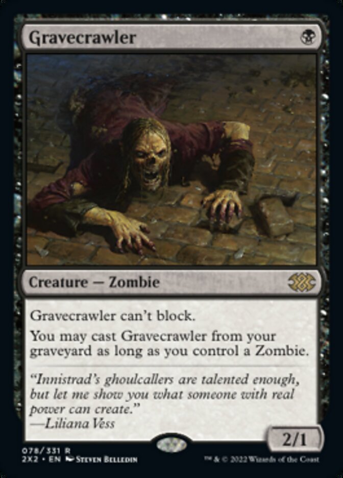 Gravecrawler [Double Masters 2022] [Foil]