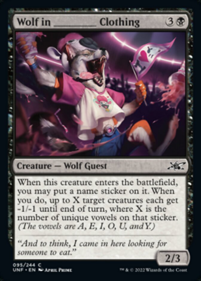 Wolf in _____ Clothing [Unfinity] [Foil]