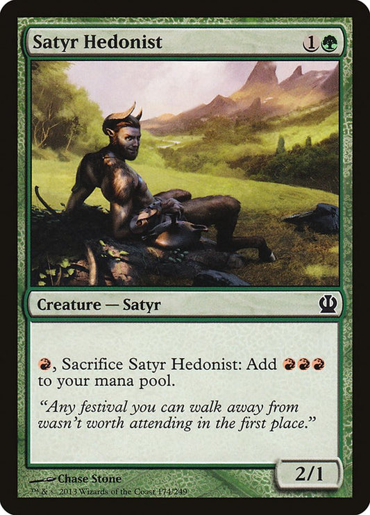 Satyr Hedonist [Theros] [Foil]