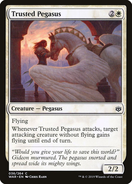 Trusted Pegasus [War of the Spark] [Foil]