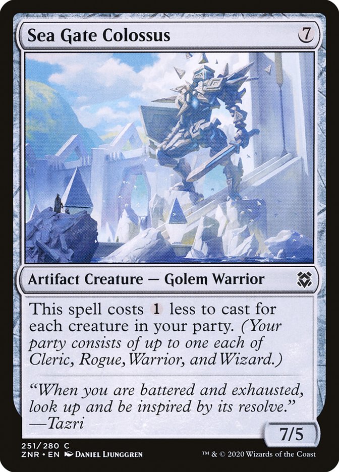 Sea Gate Colossus [Zendikar Rising] [Foil]