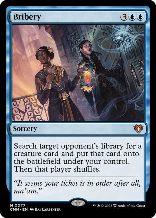 Bribery [Commander Masters] [Foil]