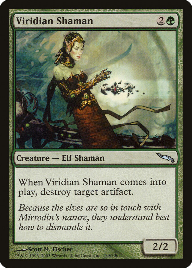 Viridian Shaman [Mirrodin] [Foil]