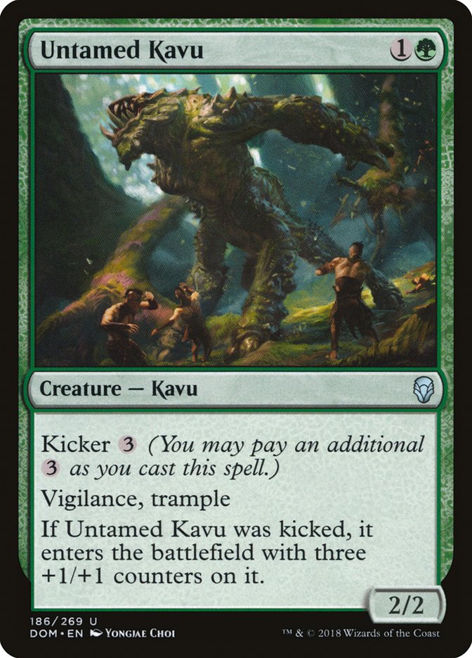 Untamed Kavu [Dominaria] [Foil]