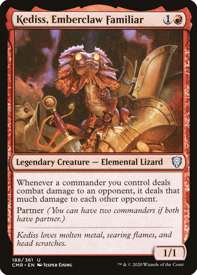 Kediss, Emberclaw Familiar [Commander Legends] [Foil]