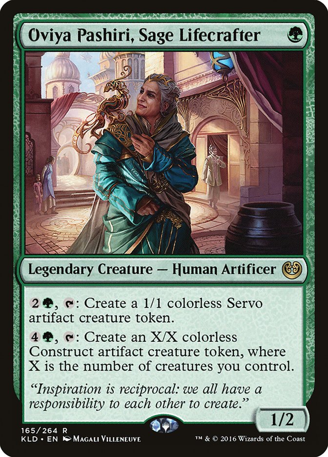 Oviya Pashiri, Sage Lifecrafter [Kaladesh] [Foil]