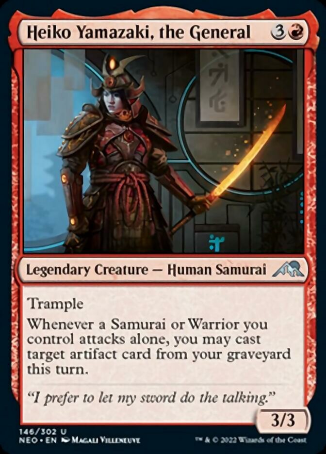 Heiko Yamazaki, the General [Kamigawa: Neon Dynasty] [Foil]