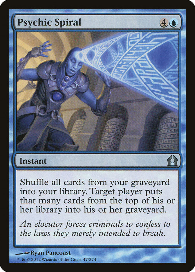 Psychic Spiral [Return to Ravnica] [Foil]