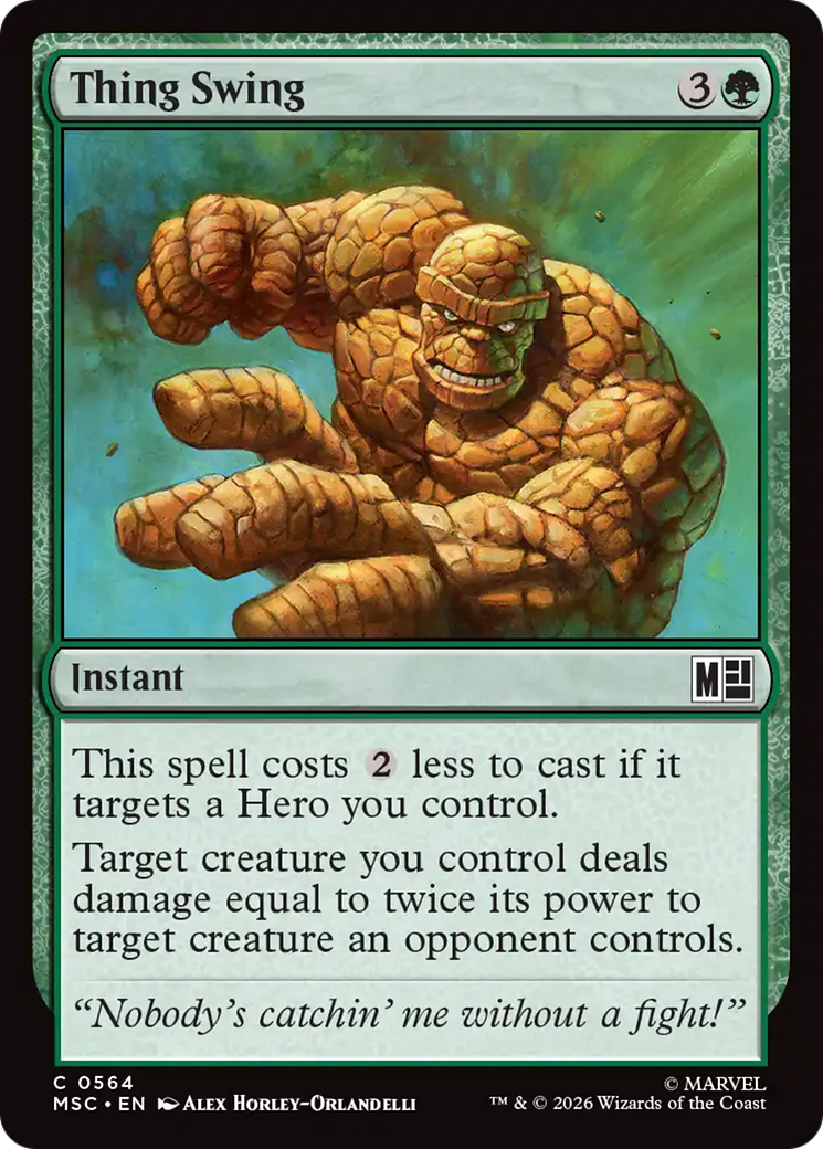 Thing Swing [Marvel Super Heroes Commander]