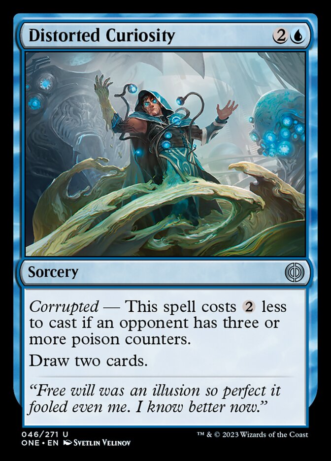 Distorted Curiosity [Phyrexia: All Will Be One] [Foil]