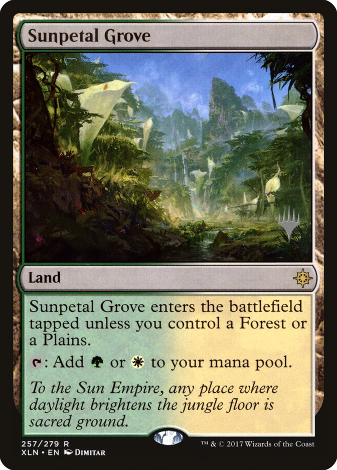 Sunpetal Grove (Promo Pack) [Ixalan Promos] [Foil]