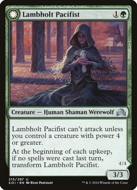 Lambholt Pacifist // Lambholt Butcher [Shadows over Innistrad] [Foil]