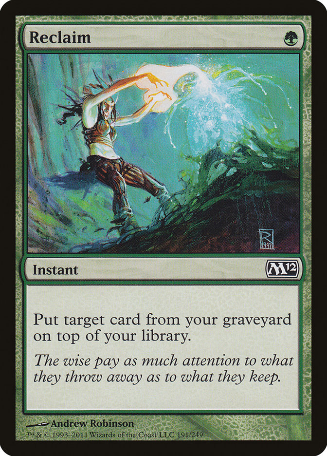 Reclaim [Core Set 2012] [Foil]