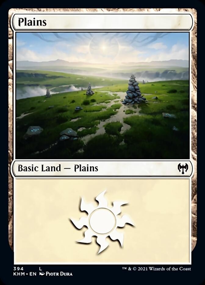 Plains (394) [Kaldheim] [Foil]