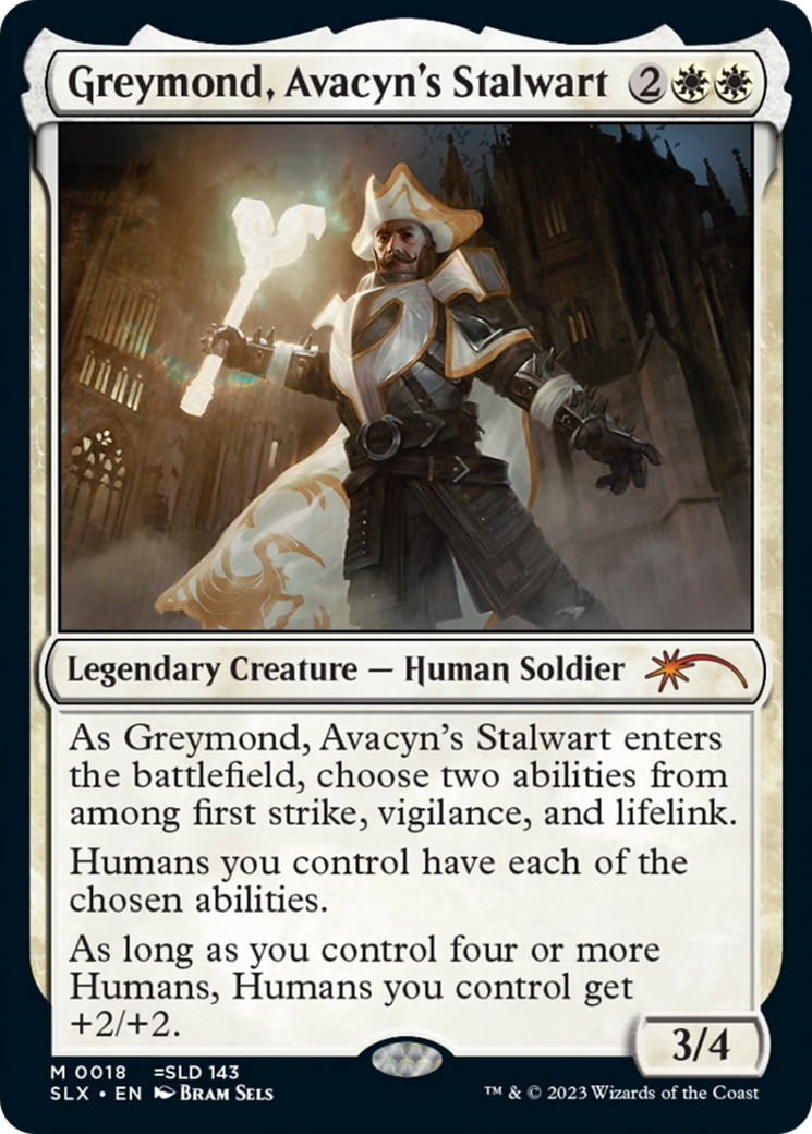 Greymond, Avacyn's Stalwart [Secret Lair: Universes Within] [Foil]