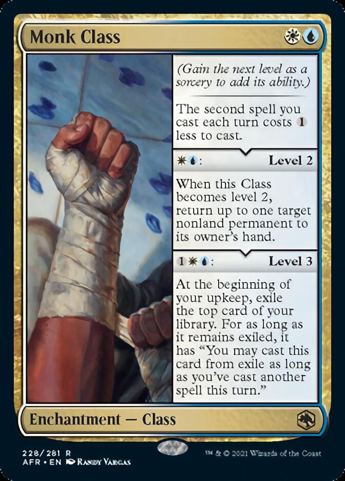 Monk Class [Dungeons & Dragons: Adventures in the Forgotten Realms] [Foil]