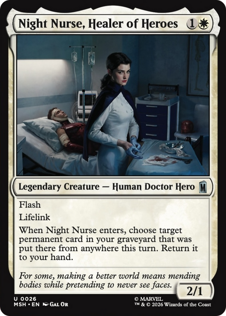 Night Nurse, Healer of Heroes [Marvel Super Heroes]