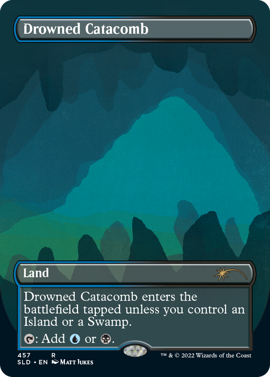 Drowned Catacomb (Borderless) [Secret Lair Drop Series] [Foil]