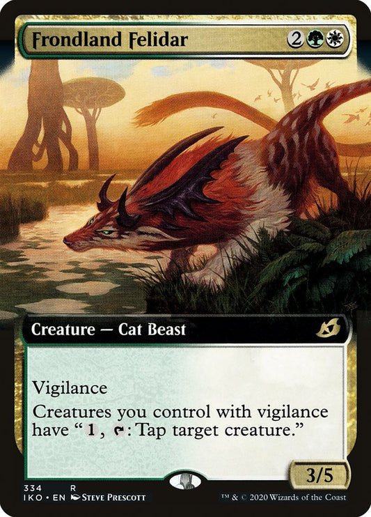 Frondland Felidar (Extended Art) [Ikoria: Lair of Behemoths] [Foil]