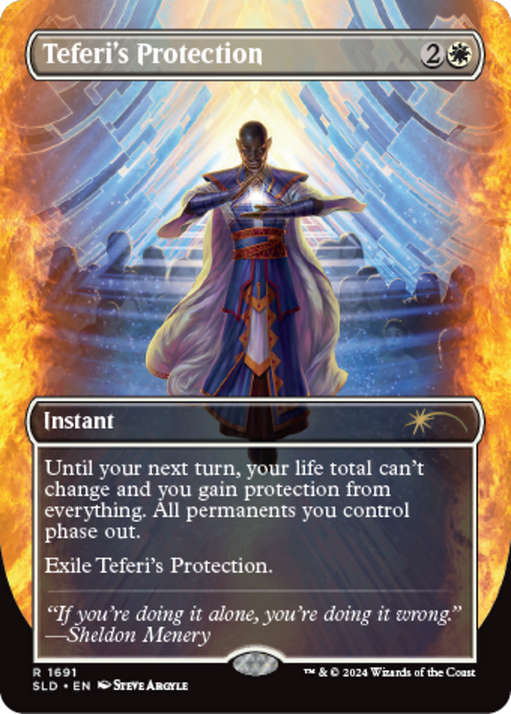 Teferi's Protection (1691) [Secret Lair: Sheldon's Spellbook] [Foil]