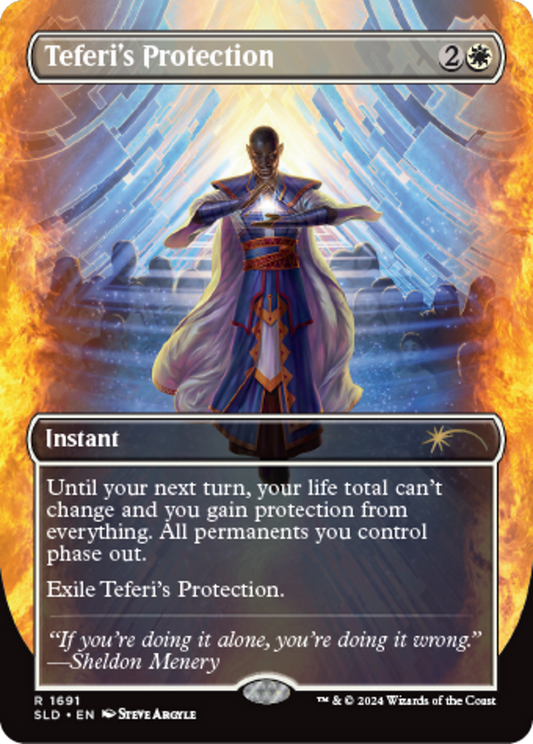 Teferi's Protection (1691) [Secret Lair: Sheldon's Spellbook] [Foil]