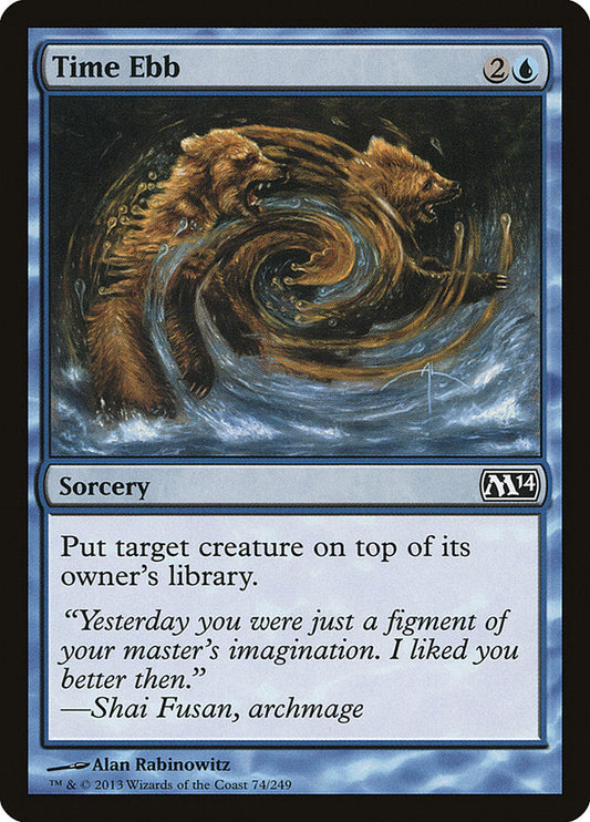 Time Ebb [Core Set 2014] [Foil]