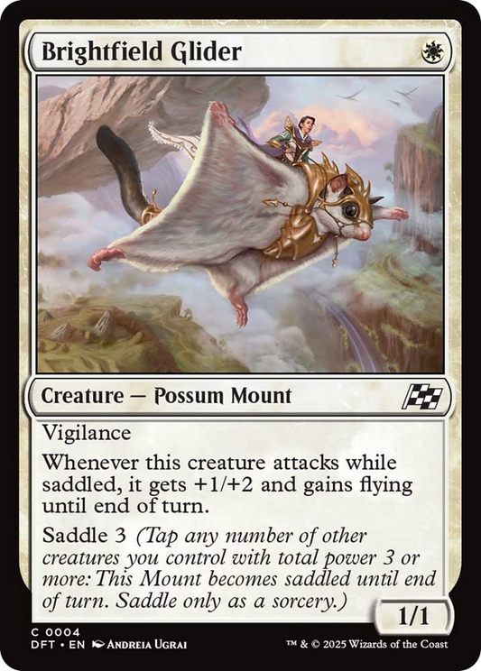 Brightfield Glider [Aetherdrift] [Foil]