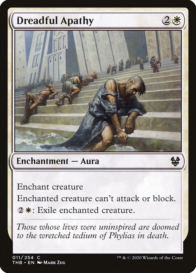 Dreadful Apathy [Theros Beyond Death] [Foil]