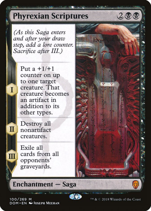Phyrexian Scriptures [Dominaria] [Foil]