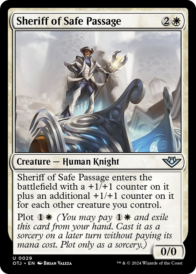 Sheriff of Safe Passage [Outlaws of Thunder Junction] [Foil]