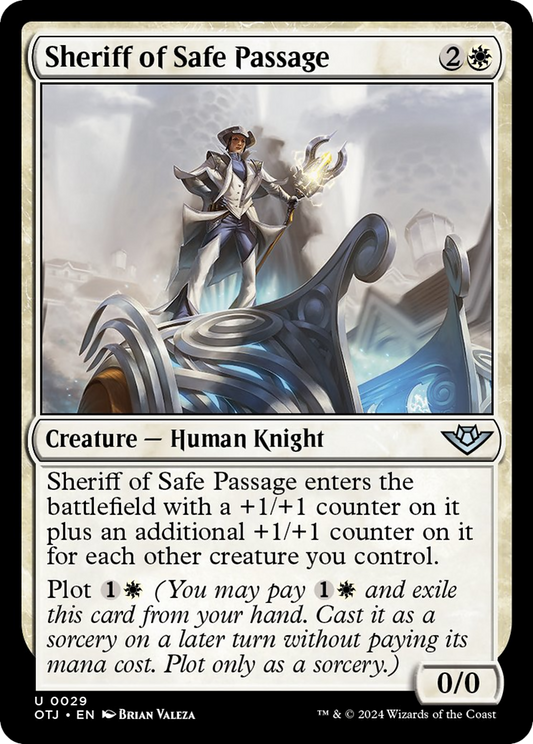 Sheriff of Safe Passage [Outlaws of Thunder Junction] [Foil]